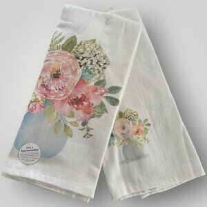 Kay Dee 2-Pack Floral Print Kitchen Towels